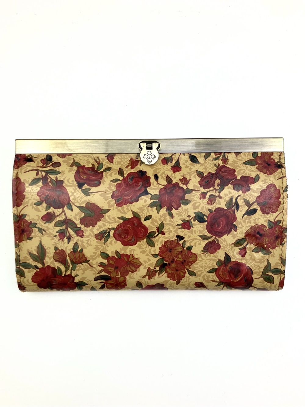 NWOT Patricia Nash Antique Rose Cauchy Frame Wallet